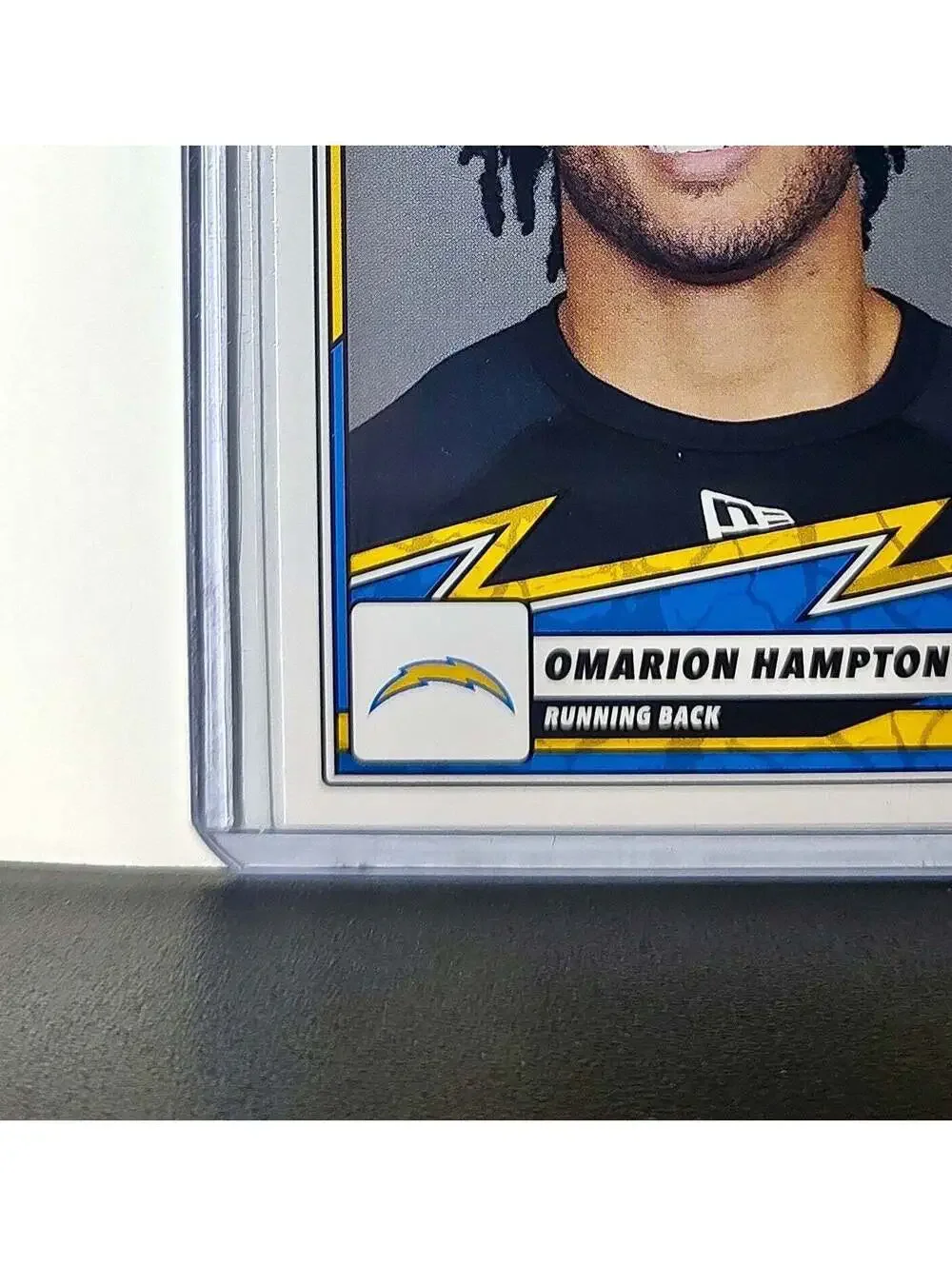 Omarion Hampton Rookie 2025 Panini NFL #79 Sticker Card Los Angeles Chargers